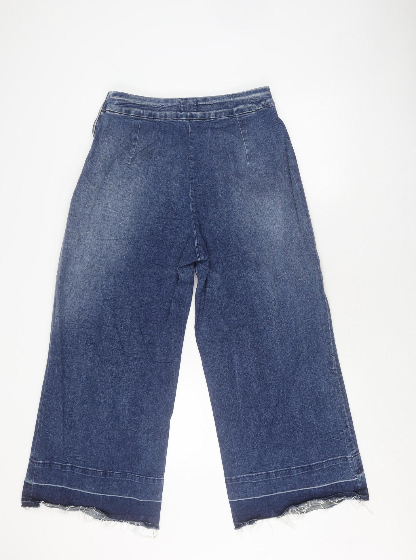 Hilfiger Denim Women's Blue Wide-Leg Jeans Size 10