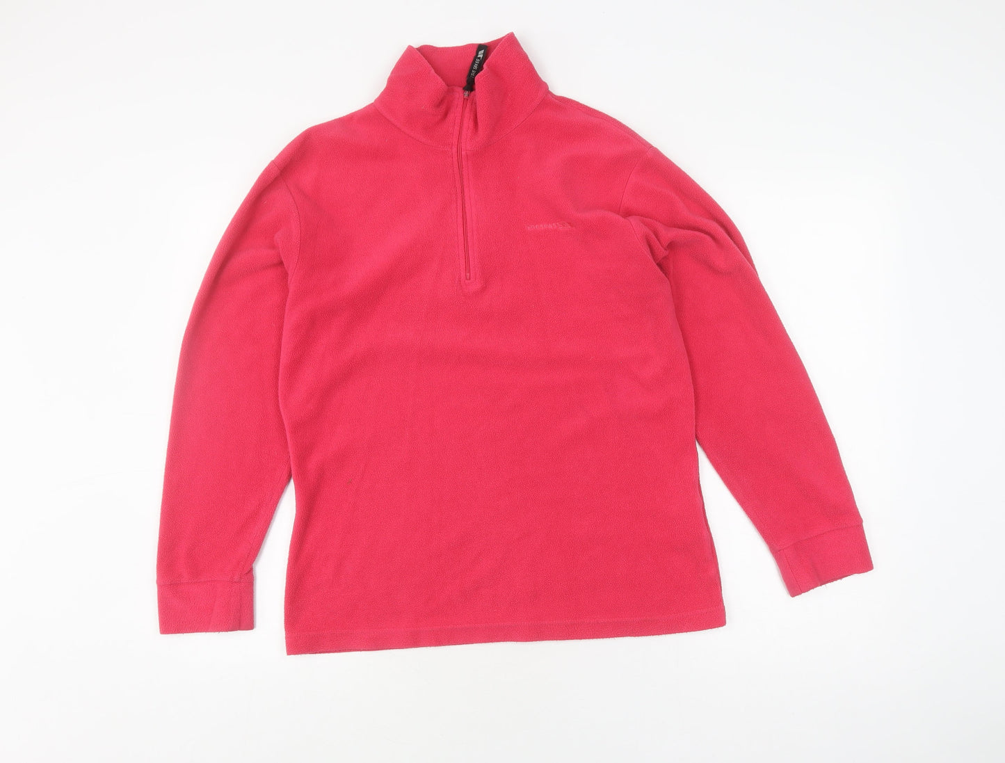 Trespass Pink Unisex High Neck Fleece Hoodie L