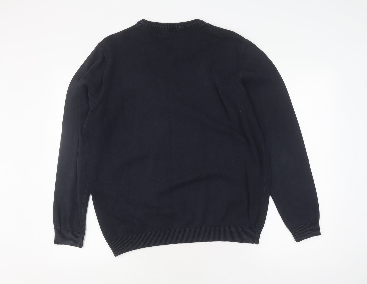 Jack & Jones Men's Black XL V-Neck Pullover Jumper