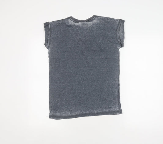 Harry Potter Grey T-Shirt, Size 6, Unisex Casual Tee