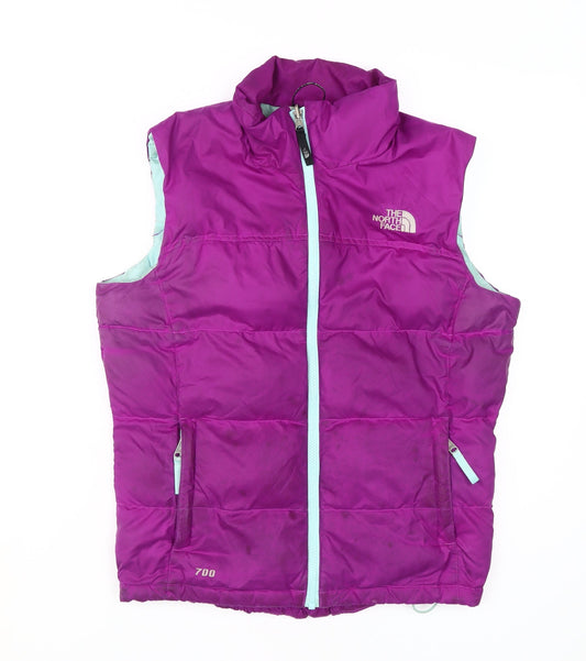 The North Face Women's Purple Puffer Waistcoat S