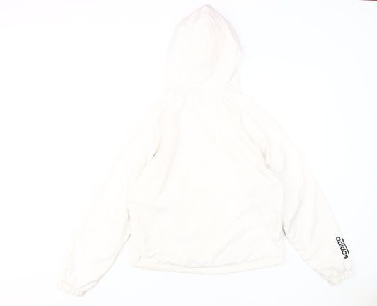 Adidas Unisex White XS Windbreaker Jacket