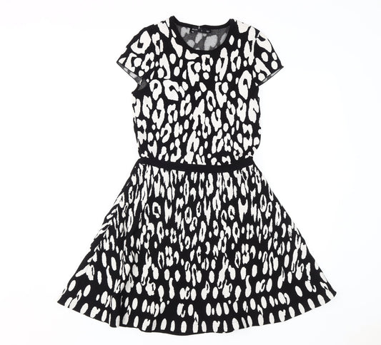 Karen Millen Women's Black A-Line Dress S