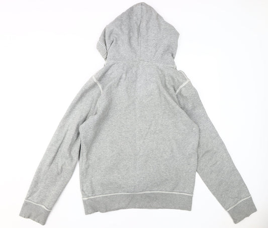 Hollister Men's Grey Pullover Hoodie, Size M