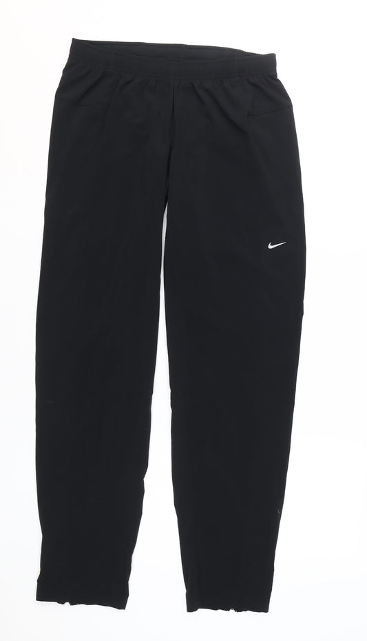 Nike Men's Black Track Pants S, Quick Dry, Sportswear