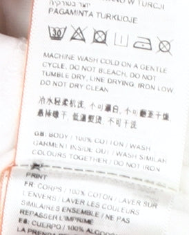 Superdry Women's White Sporty Graphic T-Shirt, Size 14