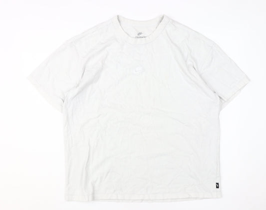 Mens UK Size 2XL Nike White Cotton T-Shirt