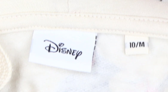 Disney Women's Beige Minnie Mouse Hoodie M Pullover