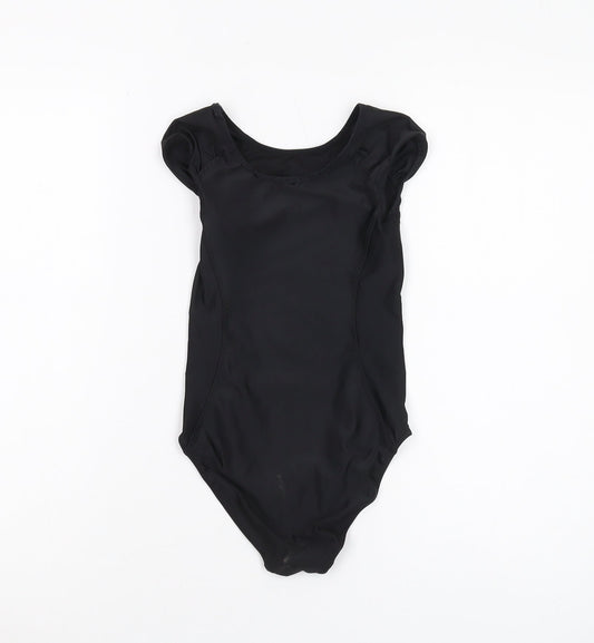 Decathlon Girls Black One Piece Swimsuit Size 12