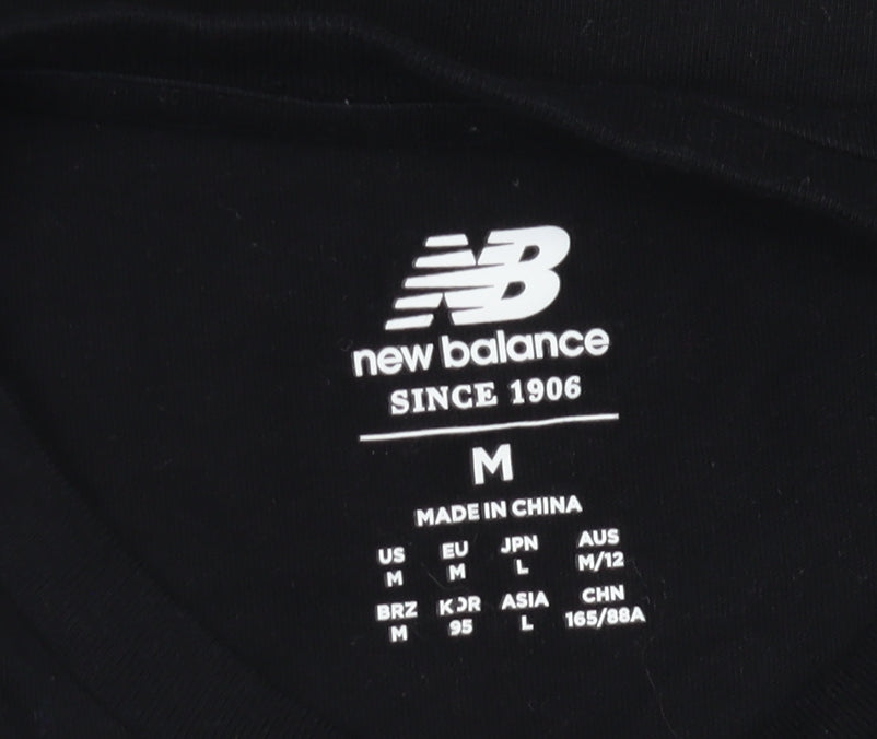 New Balance Women's Black Crew Neck T-Shirt M