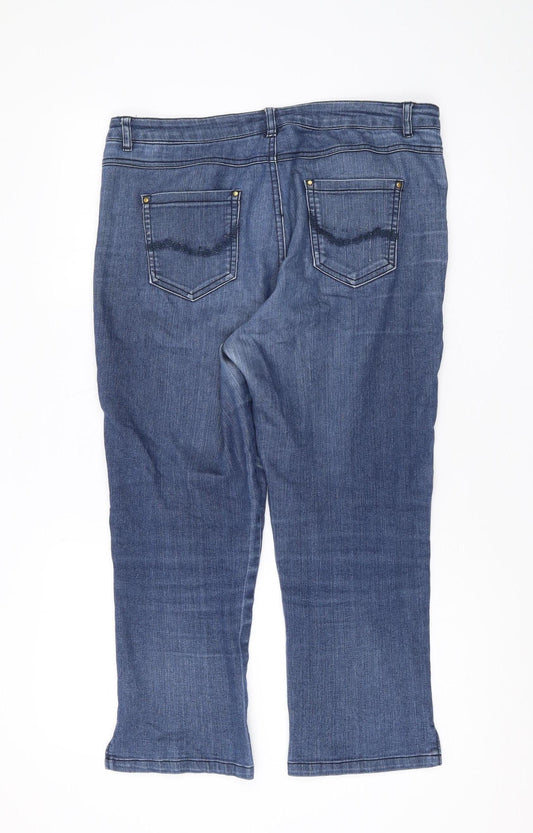 NONI B Women's Blue Straight Jeans Size 12