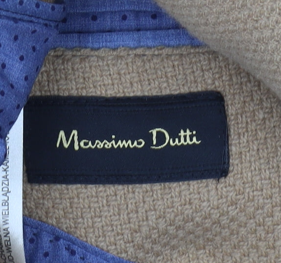 Massimo Dutti Men's Beige Blazer, Size 40, Formal