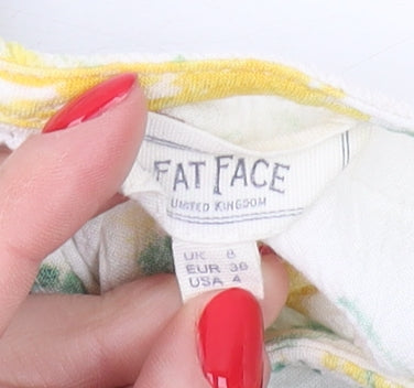 Fat Face Women's Multicoloured Floral Tunic Blouse Size 8