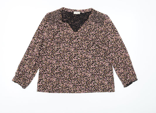 FatFace Women's Multicoloured Floral Tunic Blouse, UK 10