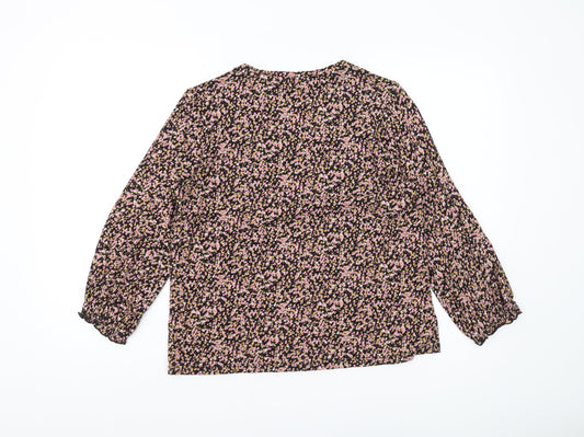 Fat Face Women's Multicoloured Floral Tunic Blouse, UK 10