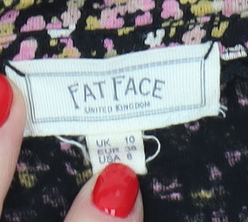 Fat Face Women's Multicoloured Floral Tunic Blouse, UK 10