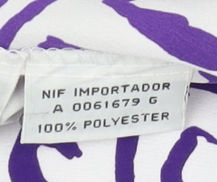 Womens UK Size 10 Windsmoor Purple Polyester Blouse