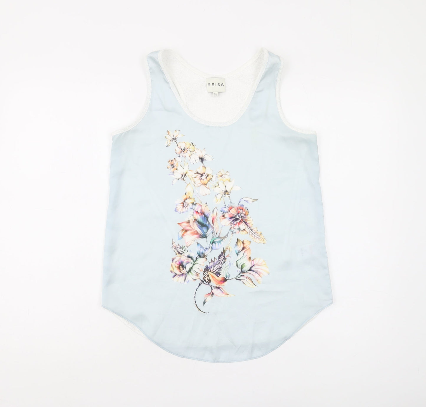 Reiss Women's Floral Multicoloured Tank Top Size 6