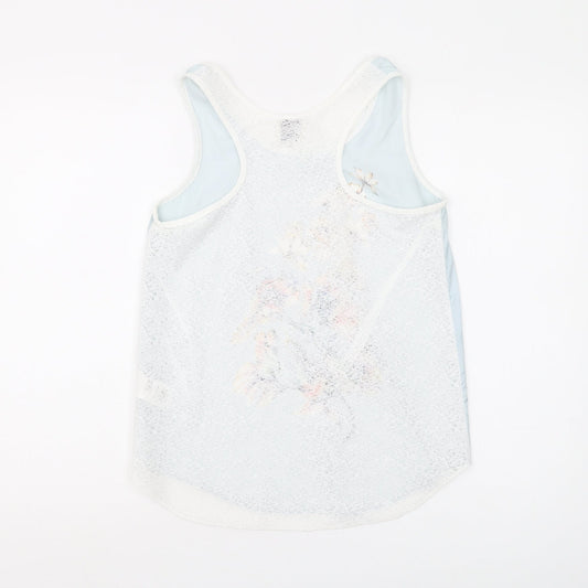 Reiss Women's Floral Multicoloured Tank Top Size 6