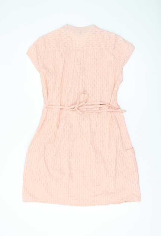 Laura Ashley Women's Pink Shirt Dress Size 12