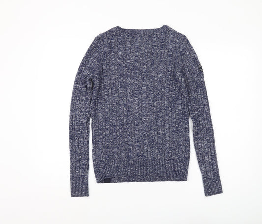Superdry Women's Blue Pullover Jumper XS