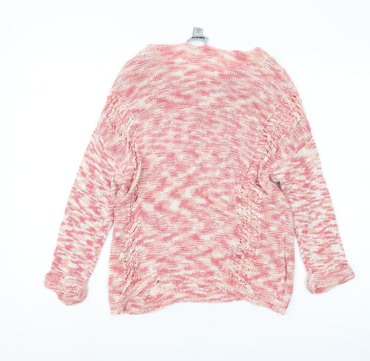 DKNY Women's Multicoloured Pullover Jumper, Size S