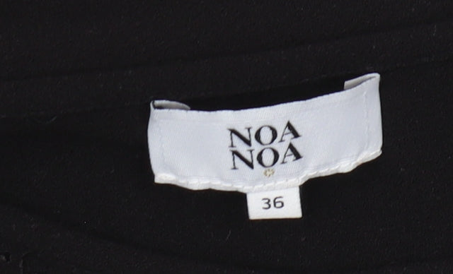 Noa Noa Women's Black Sleeveless Blouse Size 8