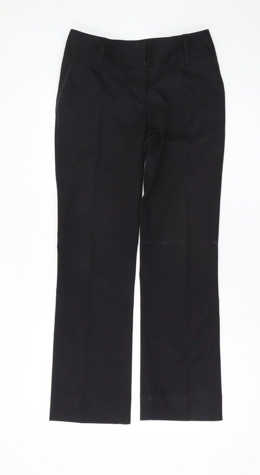 Adidas Women's Black Trousers, Size 6, Regular Fit