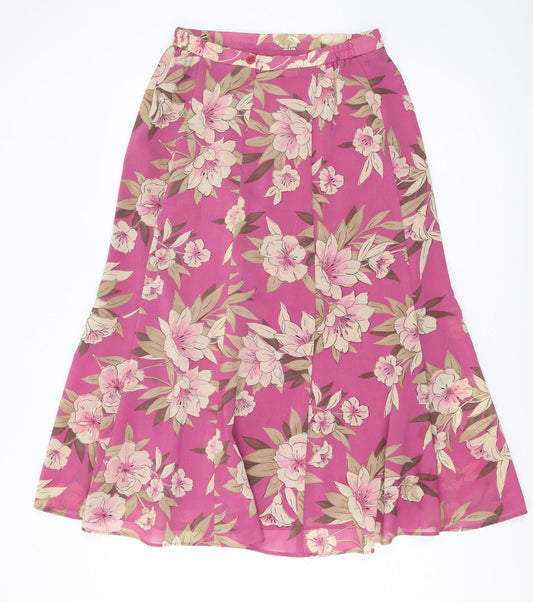 Eastex Women's Floral A-Line Midi Skirt Size 12