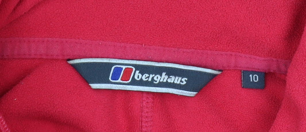Berghaus Women's Red Fleece Jacket Size 10