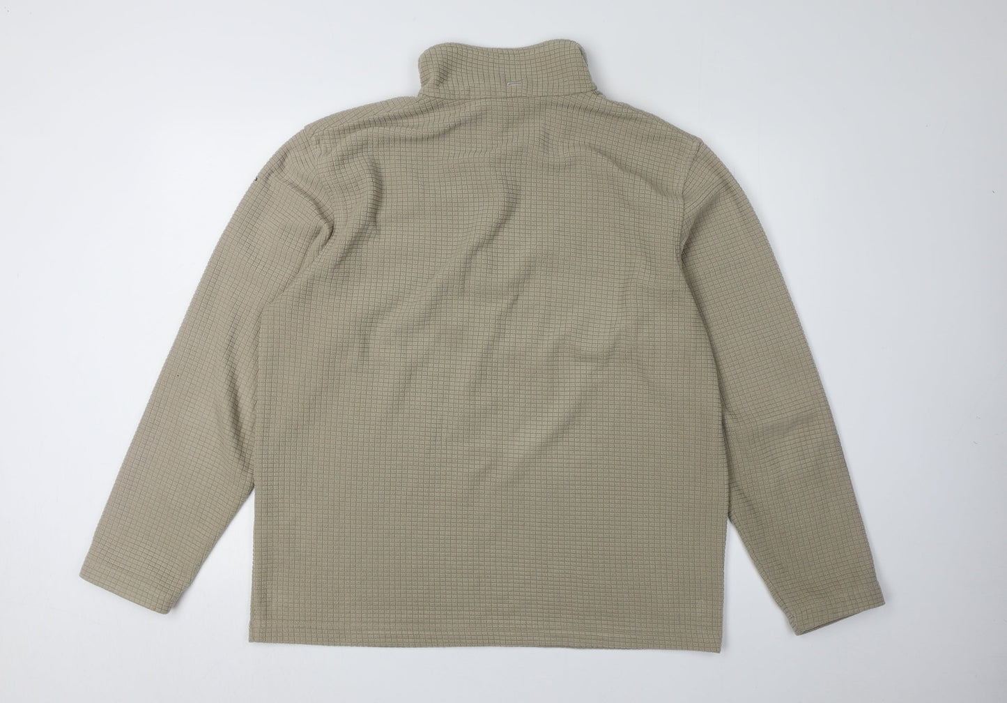Regatta Men's Beige 1/4 Zip Fleece Sweatshirt L