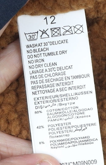 Levi's Boys Blue Hooded Jacket Size 12 Years