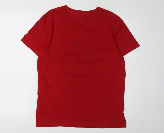 Craghoppers Men's Red Logo T-Shirt L