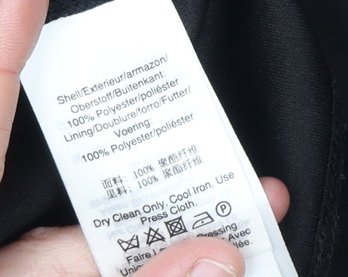 DKNY Women's Black Floral A-Line Dress, Size 8