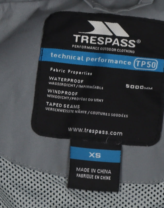 Trespass Men's XS Blue Waterproof Rain Coat