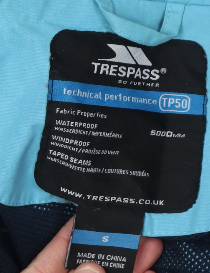 Trespass Men's Blue Parka Jacket - S, Waterproof