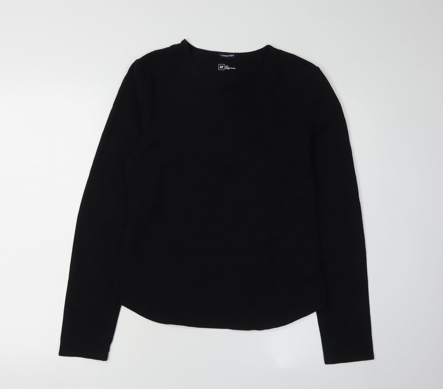 Gap Women's Black Long Sleeve T-Shirt - Size M