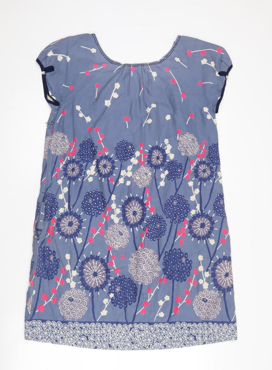 White Stuff Women's Multicoloured Floral Shift Dress Size 14