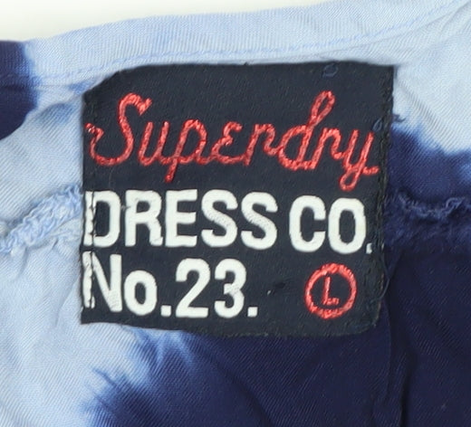 Superdry Women's Blue Camisole Tank, Size L, Summer Style