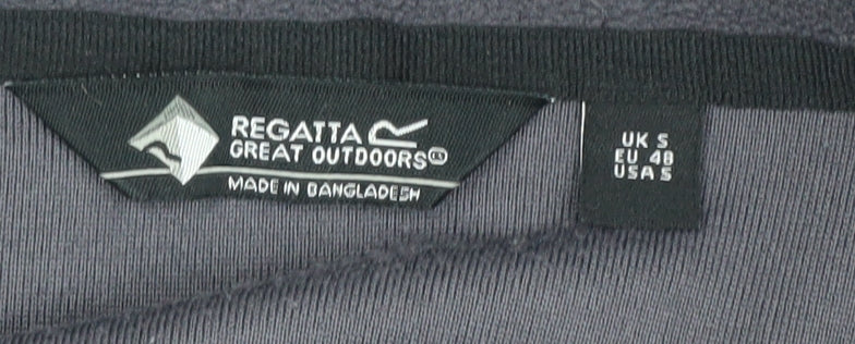 Regatta Men's Black 1/4 Zip Fleece Sweatshirt S