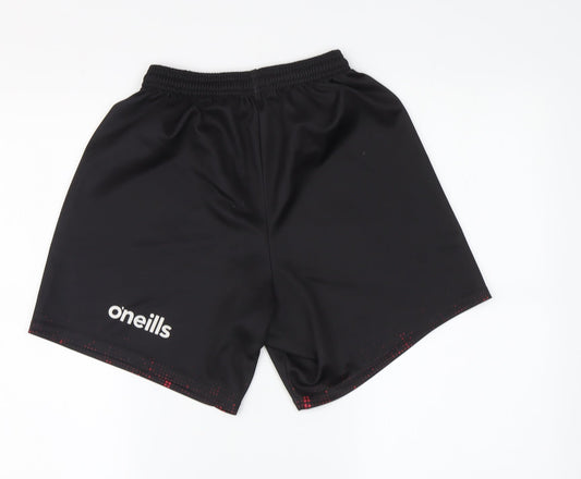 O'Neills Boys Black Athletic Football Shorts M