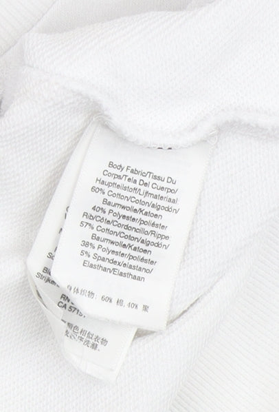 DKNY Women’s White Pullover Sweatshirt - Size M