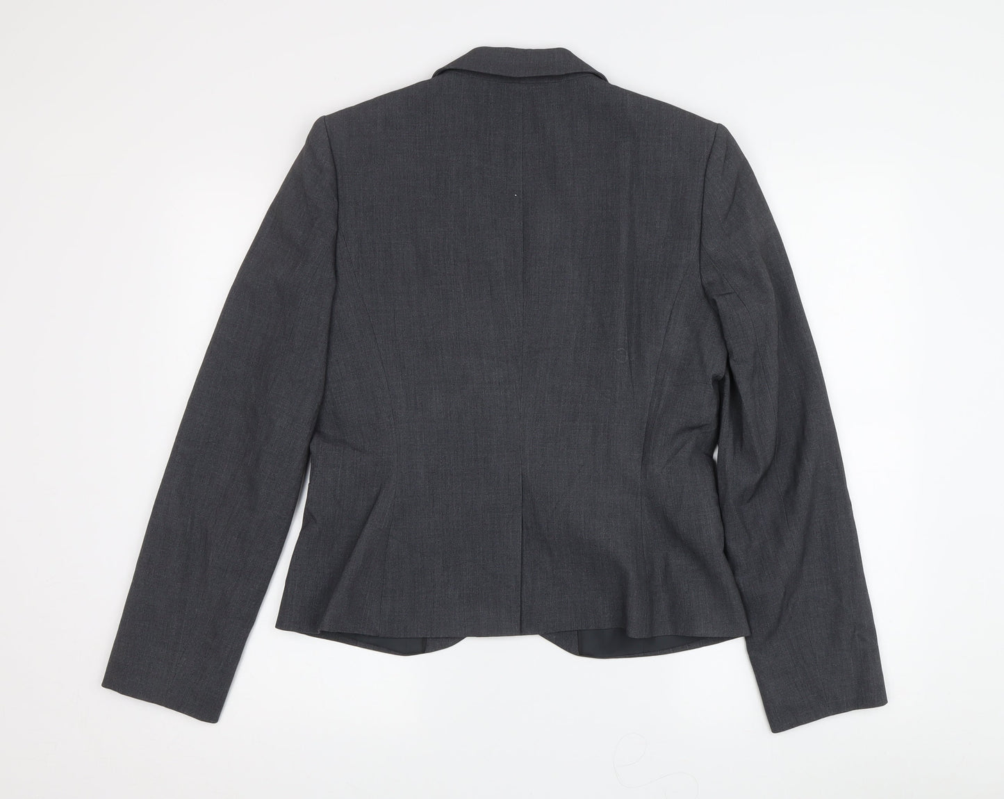 Calvin Klein Women's Grey Blazer, Size 10, Business Casual