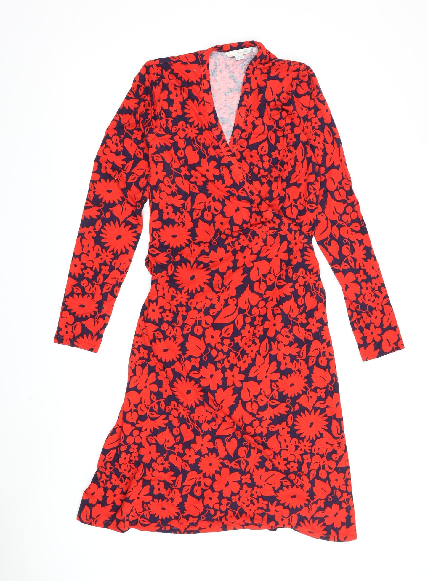 Boden Women's Multicoloured Wrap Dress M