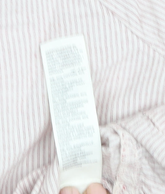 Fat Face Women's Pink Striped Tunic Blouse UK 8