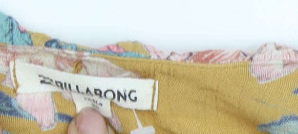 Billabong Women's Multicoloured Floral Camisole Blouse S