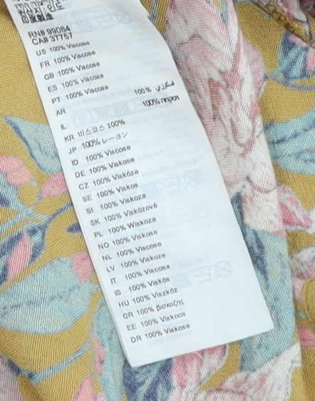 Billabong Women's Multicoloured Floral Camisole Blouse S