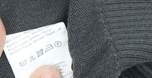 Jack & Jones Men's Black S Jumper, Logo Pullover