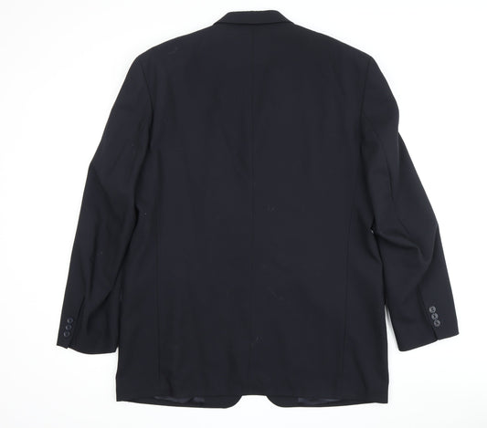 Pierre Cardin Men's Blue Wool Blazer 42R Formal Jacket