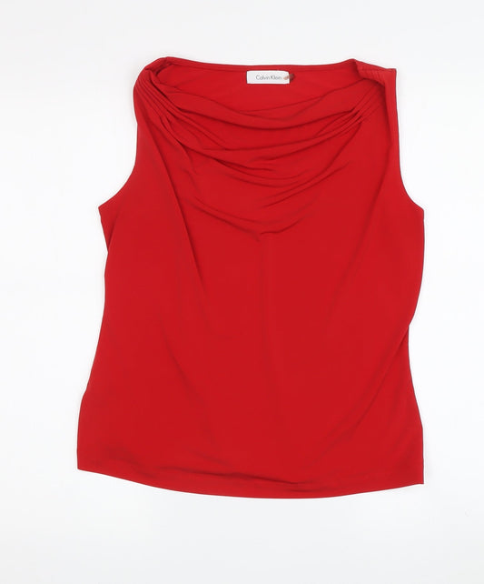 Calvin Klein Women's Red Tank Top M